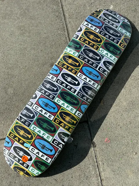 Skateboard Cafe Trumpets deck