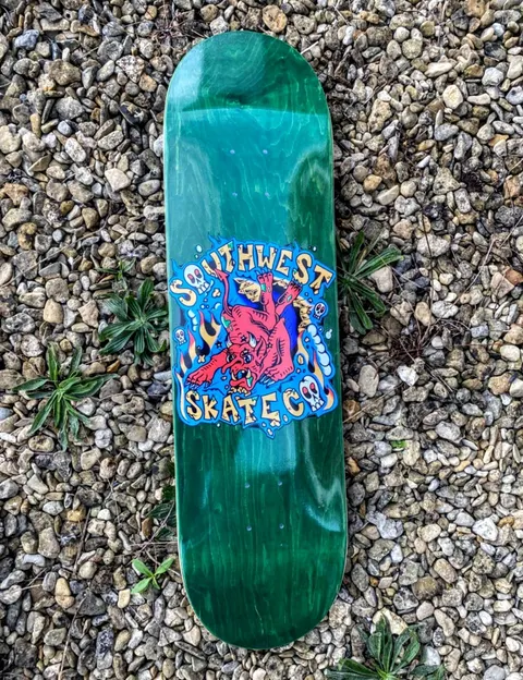 Southwest Skate Co Logo (Pink) deck