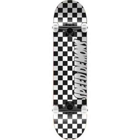 Speed Demons Checker Board (Black/White) deck