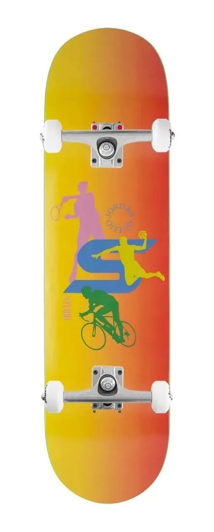 Studio Jordan Queijo Team Ultra Orange Fade deck