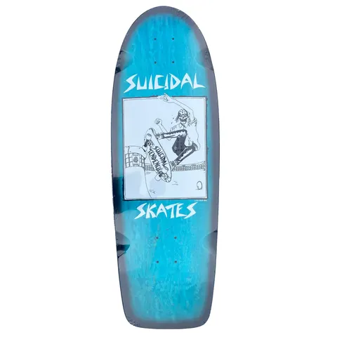 Suicidal Skates Pool Skater 70's Classic Teal/ (Black Fade) deck