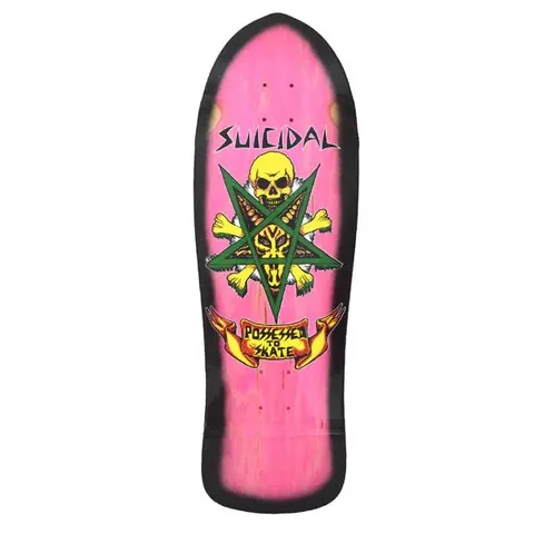 Suicidal Skates Possessed To Skate (Pink Stain/Black Fade) deck
