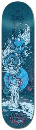 Superdead Andy Scott pro (fish/water graphic) deck