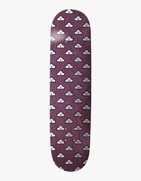 Thank You Good Clouds Woodgrain deck