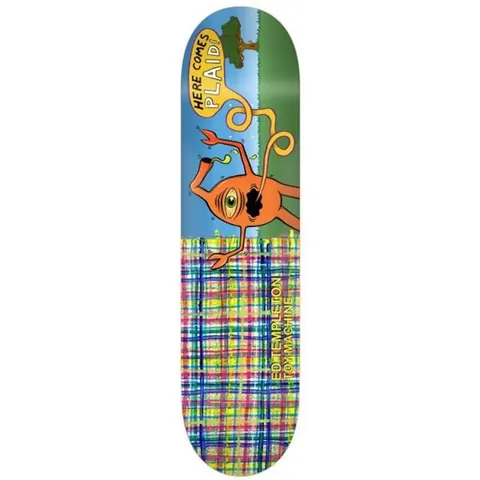 Toy Machine 30 Year Release Ed Templeton Here Comes Plaid deck