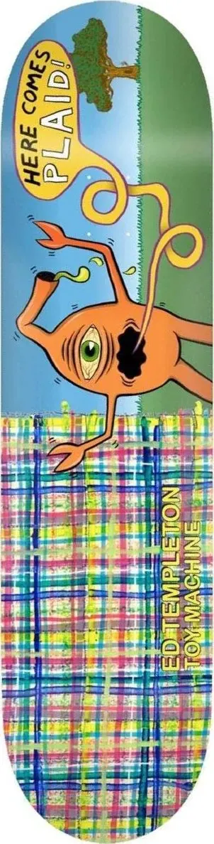 Toy Machine Ed Templeton Plaid deck