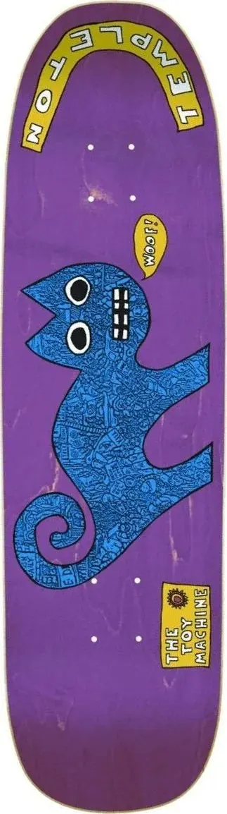 Toy Machine Templeton Cat (Purple Stain) deck