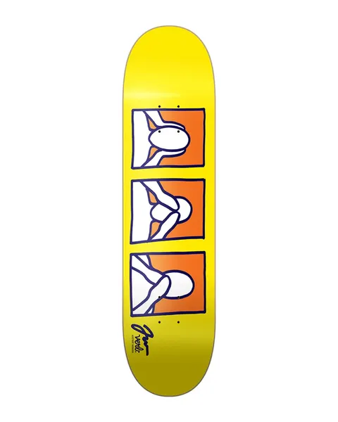 Verb Jeremy Wray Hear See Speak Artist (Yellow Orange) deck