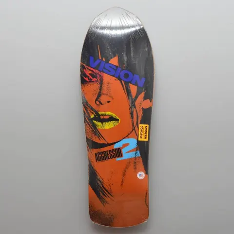 Vision Street Wear Aggressor 2 (Black Stain) deck