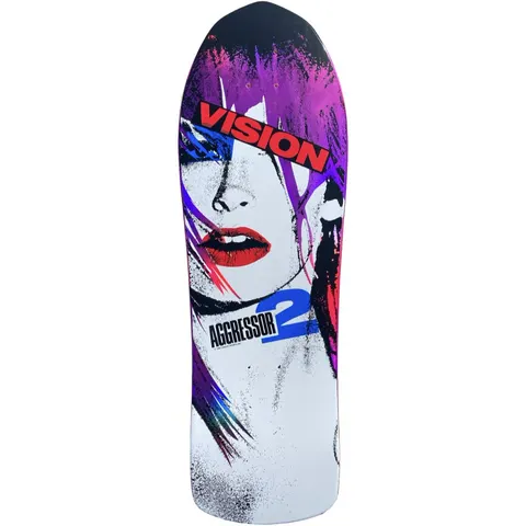 Vision Street Wear Vision Aggressor 2 Pink color way deck