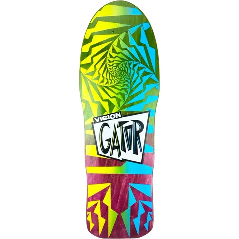 Vision Street Wear Vision Gator II Two Tone Green/Pink Stain deck
