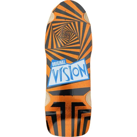 Vision Street Wear Vision Original Orange Scratch Color way deck