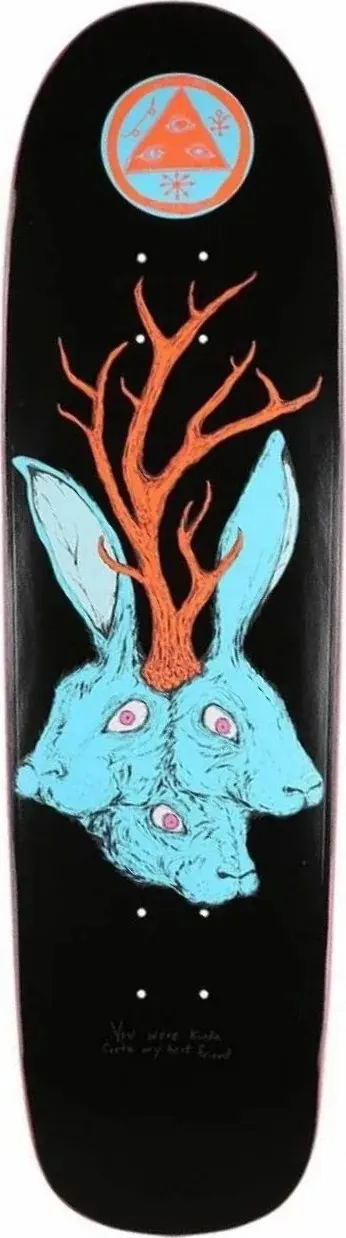 Welcome Bunny Heads on Planchette deck