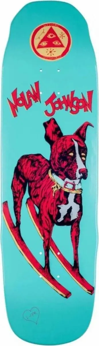 Welcome Nolan Johnson Rocking Dog On Sledgehammer deck