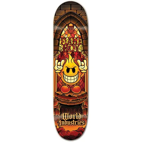 World Industries Flameboy Stained Glass deck