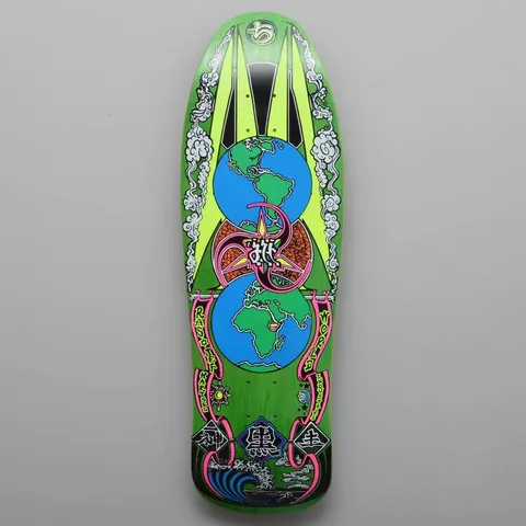 World Industries Jef Hartsel Globes (Green Stain) deck