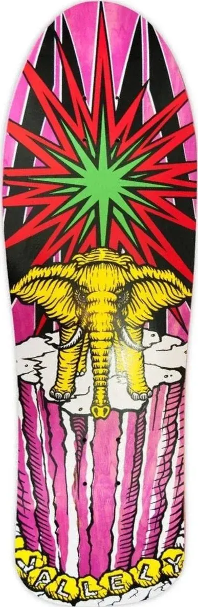 World Industries Vallely Elephant On The Edge (Pink Stain) deck
