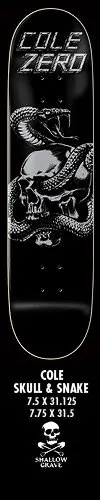 Zero Chris Cole Skull & Snake deck
