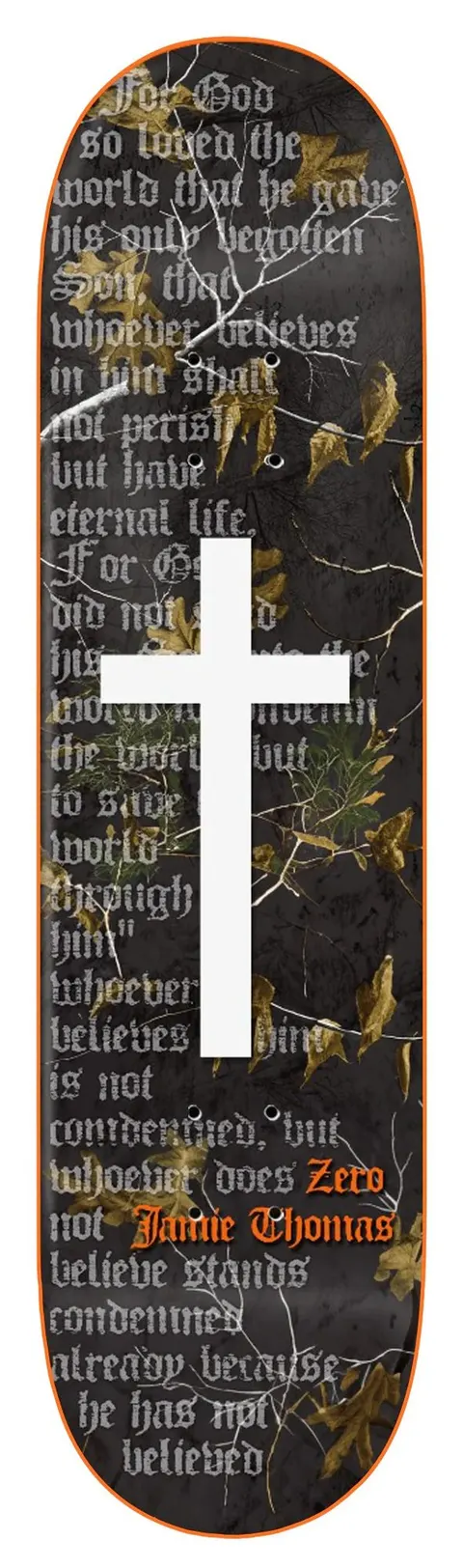 Zero Realtree Thomas Cross (Orange Dip) deck