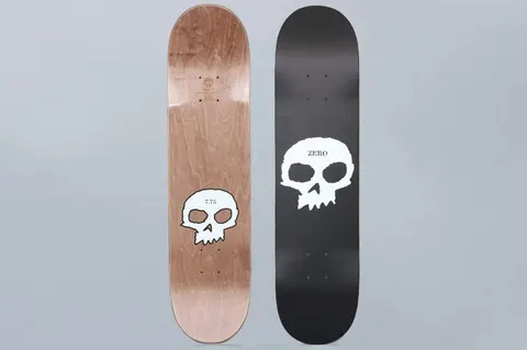Zero Single Skull Pearlescent (Black, White) deck