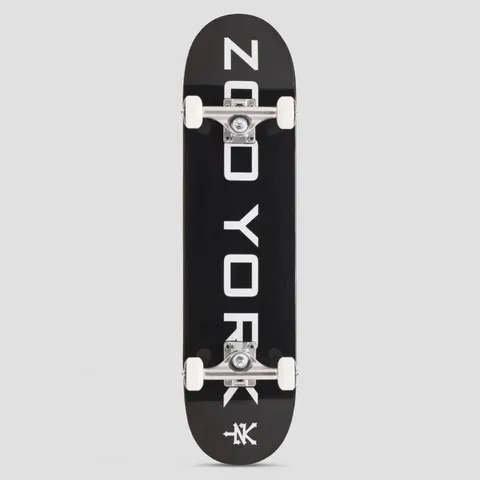 Zoo York 8 OG 95 Logo Block (Black / White) deck