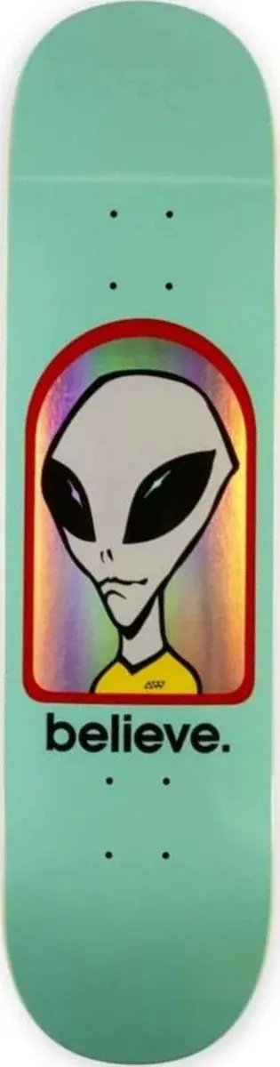 Alien Workshop Believe Hologram Teal & deck