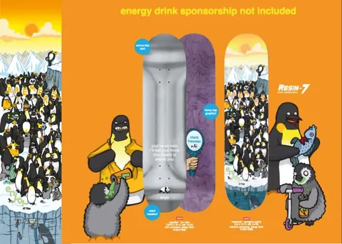 Enjoi Skateboards: Penguin Party (4 of 4) by Rob Mathieson