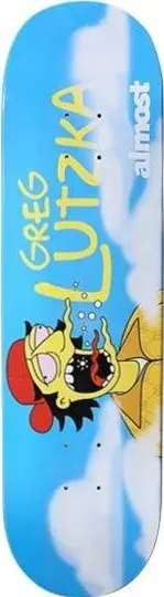Almost Greg Luzka Simpsons (unreleased one-off) deck