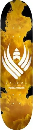 Powell Peralta Color Burst Yellow Flight Shape 245 K21 deck