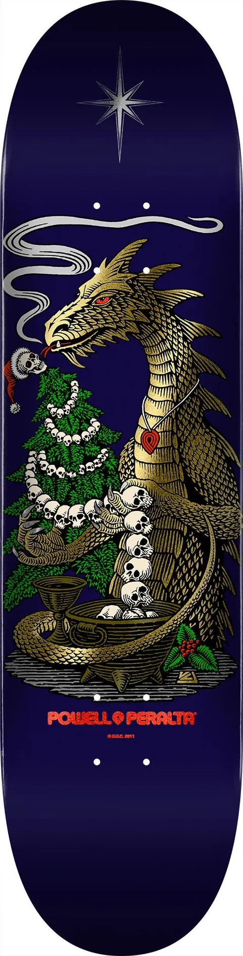 Powell Peralta Holiday 24 Foil Tree Trimmer - Shape 245 - K21 - 8.75 deck