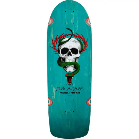 Powell Peralta Mike McGill Skull & Snake- Teal Stain deck
