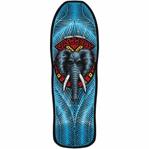 Powell Peralta Mike Vallely Elephant Blue Foil deck