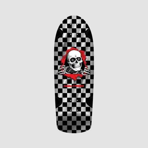 Powell Peralta OG Ripper Checker Silver Foil Ink deck