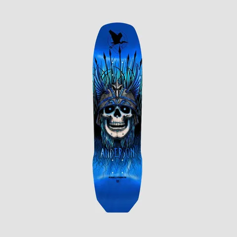 Powell Peralta Pro Andy Anderson Heron 7-Ply Maple Blue Foil deck