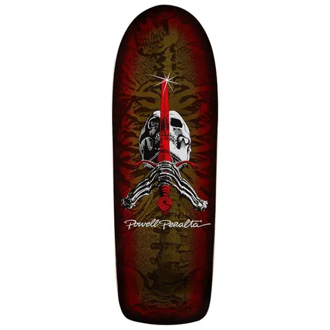 Powell Peralta Ray Rodriguez Skull and Sword Gold deck