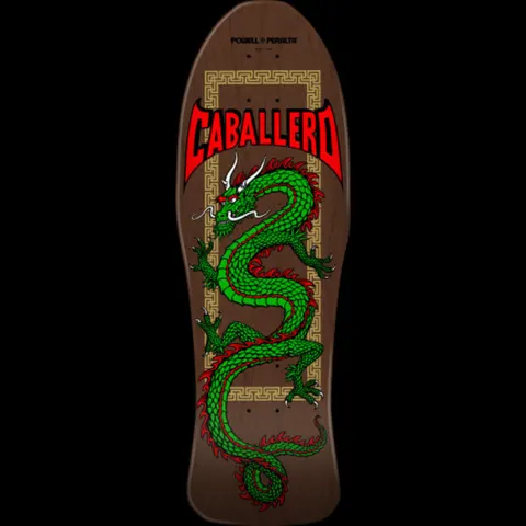 Powell Peralta Steve Caballero Chinese Dragon Brown Stain deck