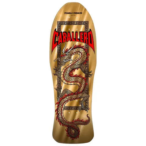 Powell Peralta Steve Caballero Chinese Dragon Gold Foil deck