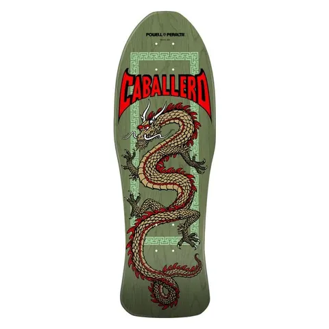 Powell Peralta Steve Caballero Chinese Dragon Sage Green deck