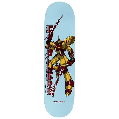 Powell Peralta Steve Caballero Gundam Light Blue / Red Foil - Shape 244 - K20 deck