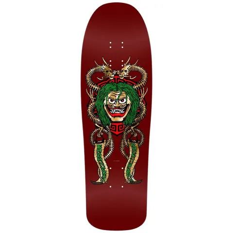 Powell Peralta Steve Caballero Mask Burgundy/Gold Foil deck