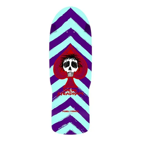 Powell Peralta Steve Steadham Skull and Spade Aqua/Blue deck