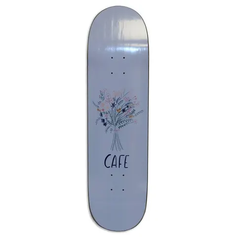 Skateboard Cafe Bouquet Lavender deck