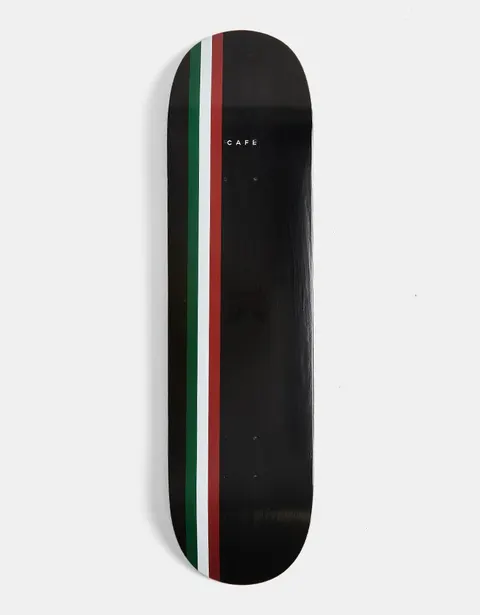 Skateboard Cafe Stripe Black/White deck