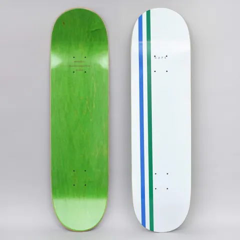 Skateboard Cafe Stripe (White/Royal/Red) deck