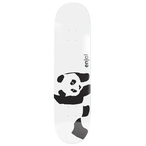 Enjoi Panda Logo - White deck