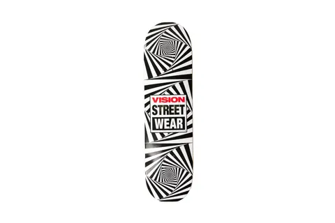 Vision Street Wear Logo Swirl - White deck