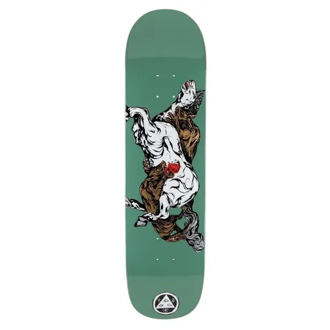 Welcome Goodbye Horses on Bunyip Mid - Jade - 8.25 deck