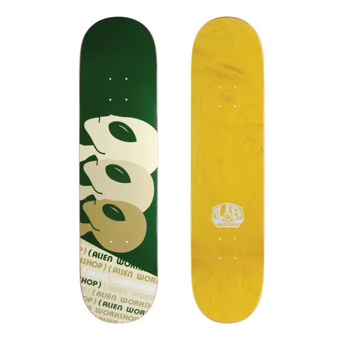 Alien Workshop Strobe Parenthesis Green 8.0 deck
