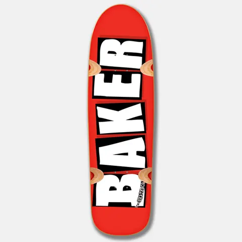 Baker Brand Logo Cruiser Red/White deck