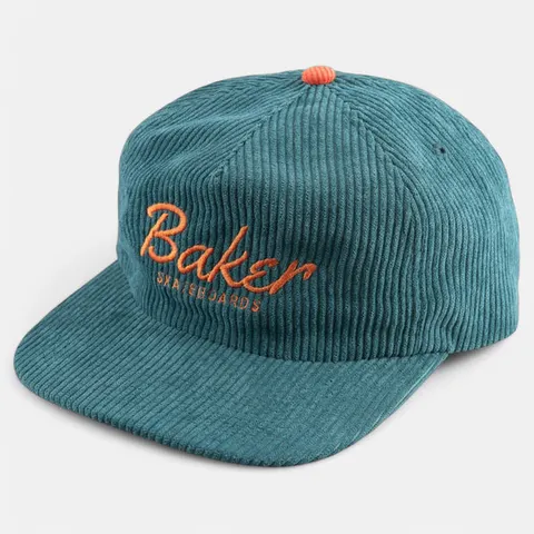 Baker Dolphin Snapback Green Cord deck